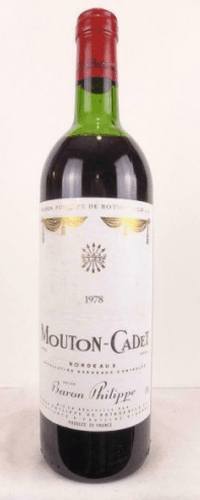 1978 - bordeaux - mouton-cadet baron philippe de rothschild (b1)