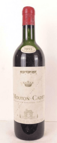 1955 - bordeaux - mouton-cadet baron philippe de rothschild