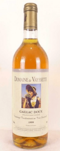 1999 - gaillac doux - domaine de vayssette vendange tardive tris successifs