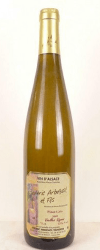 2009 - pinot gris - alexandre arbogast vieilles vignes