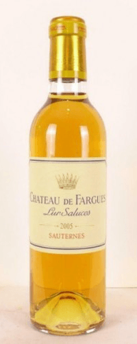 2005 - sauternes - château de fargues lur-saluces 37 cl