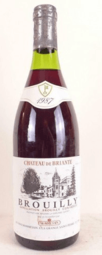 1987 - brouilly - mommessin château de briante (capsule abîmée)