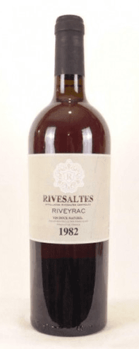 1982 - rivesaltes - riveyrac fût de chêne - VD blanc - roussillon