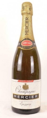 années 70 - champagne - mercier demi-sec (non millésimé années 1970 à 1980) - pétillant - champagne
