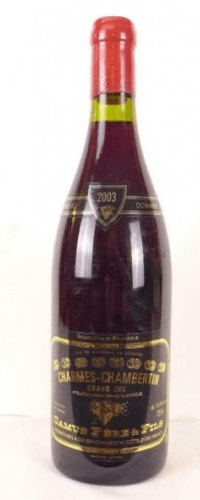 2003 - charmes-chambertin - domaine camus père et fils grand cru (capsule cirée)
