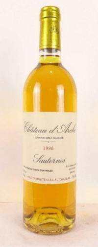 1996 - sauternes - château d'arche grand cru classé