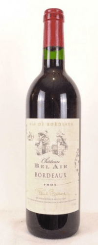 2005 - bordeaux - château bel air paul bocuse