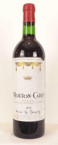 1975 - bordeaux - mouton-cadet baron philippe de rothschild (b1)