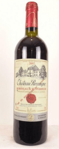 2002 - bordeaux supérieur - château recougne