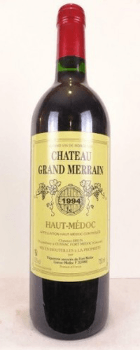 1994 - haut-médoc - château grand merrain