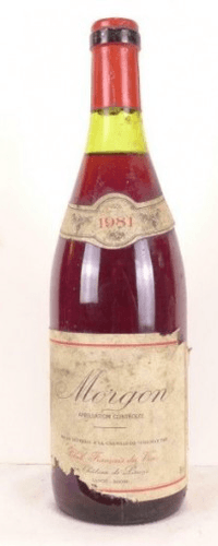 1981 - morgon - château de lancié club français du vin