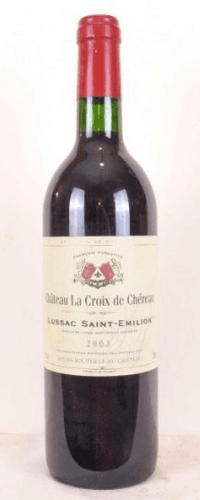2003 - lussac saint-émilion - château la croix de chéreau