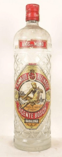 années 70 - anis del mono - vicente bosch badalona anisado refinado (non millésimé 1970 à 1980) 100 cl - alcool - Espagne