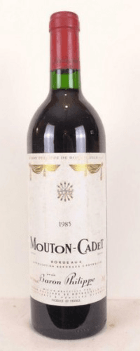 1985 - bordeaux - mouton-cadet baron philippe de rothschild