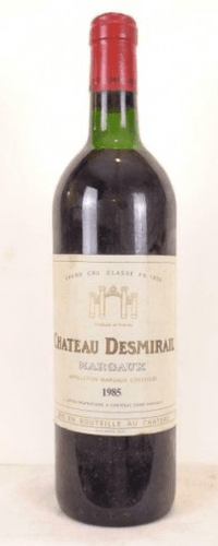 1985 - margaux - château desmirail grand cru classé