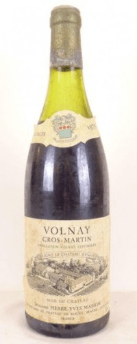 1979 - volnay - pierre-yves masson cros-martin (capsule abîmée)