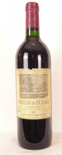 1987 - pauillac - moulin de duhart barons de rothschild