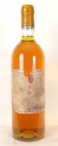 1978 - sauternes - château romer du hayot grand cru classé (étiquette abîmée)