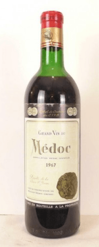 1967 - médoc - cave de vinification de bédagan récolte de la cave saint-jean