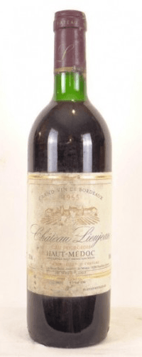 1985 - haut-médoc - château lieujean cru bourgeois (étiquette sale)