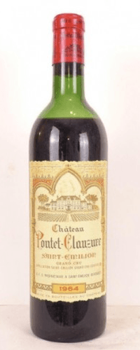 1964 - saint-émilion - château pontet-clauzure grand cru