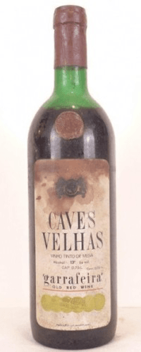 1964 - garrafeira old red wine (étiquette tâchée)