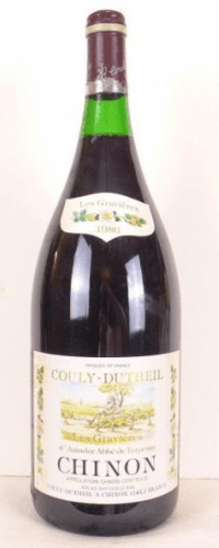 1986 - chinon - couly-dutheil les gravières magnum 150 cl