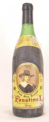 1970 - rioja gran reserva - faustino I (capsule abîmée)
