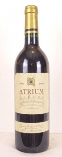 1998 - cahors - atrium fût de chêne