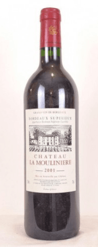 2001 - bordeaux supérieur - la moulinière