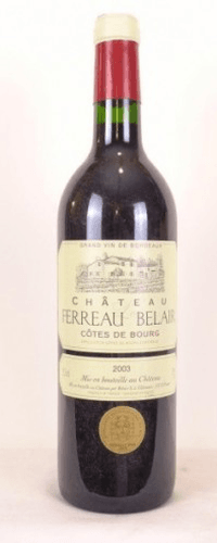 2003 - côtes de bourg - château ferreau belair