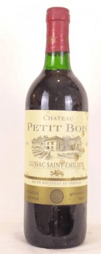 1993 - lussac saint-émilion - château petit bois