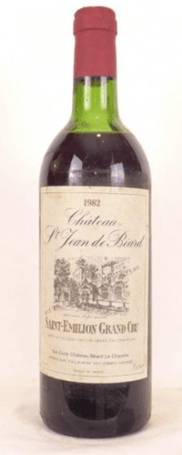 1982 - saint-émilion - château saint-jean de béard grand cru