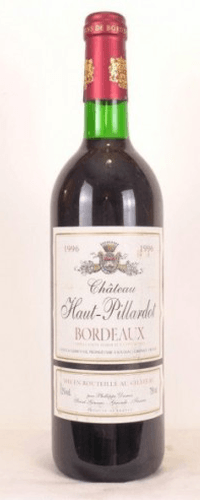 1996 - bordeaux - château haut-pillardot