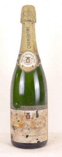 années 70 - champagne - moussé-galoteau et fils brut (non millésimé années 1970 à 1980) - pétillant - champagne
