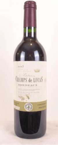 2003 - bordeaux - château champs de lucas