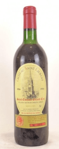 1986 - saint-émilion - château saint-laurent grand cru