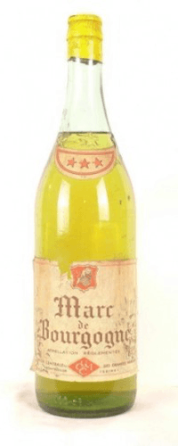 années 50 - marc de bourgogne - union centrale des grandes marques (non millésimé années 1950 à 1960) 100 cl - alcool