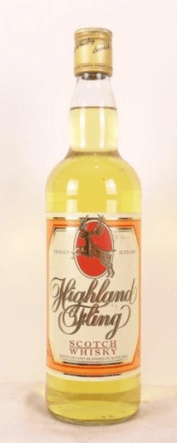 années 90 - scotch whisky - highland fling (non millésimé années 1990 à 2000) 70 cl - alcool - Ecosse