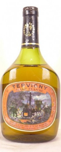 années 70 - marc flambé de tervigny - henri maire (non millésimé années 1970 à 1980) - alcool - jura