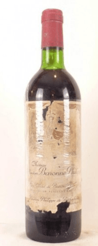 1975 - pauillac - château mouton baronne philippe grand cru classé (b13)