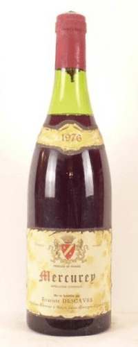 1976 - mercurey - évariste descaves (capsule abîmée)