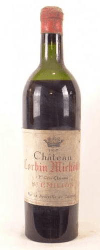 1937 - saint-émilion - château corbin michotte premier cru classé (capsule abîmée)