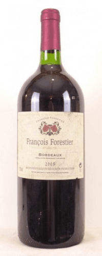 2005 - bordeaux - françois forestier magnum 150 cl