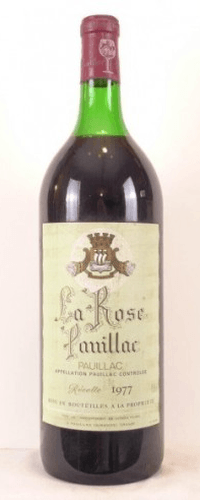 1977 - pauillac - la rose pauillac magnum 150 cl