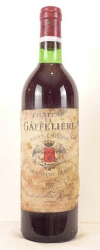 1977 - saint-émilion - château la gaffelière grand cru classé B (étiquette sale)