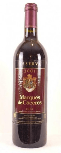 2001 - rioja reserva - marques de caceres