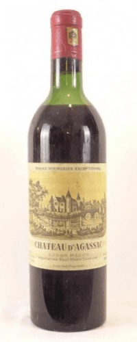1966 - haut-médoc - château d'agassac cru bourgeois (b1)