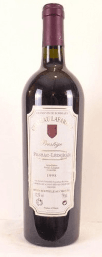1998 - pessac-léognan - château lafargue prestige