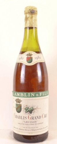 1982 - chablis - lamblin et fils grand cru les clos